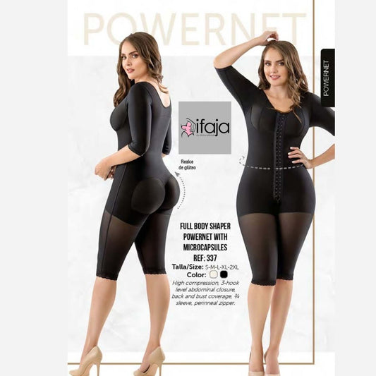 FULL BODY SHAPER POWERNET STAGE 2 W MICROCAPSULES / FAJA MOLDEADORA POWERNET CON MICROCAPSULAS REF 337