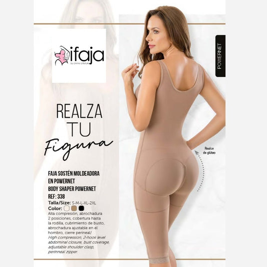 BODY SHAPER SLEEVELESS POWERNET / FAJA SOSTEN MOLDEADORA SIN MANGA POWERNET REF 338